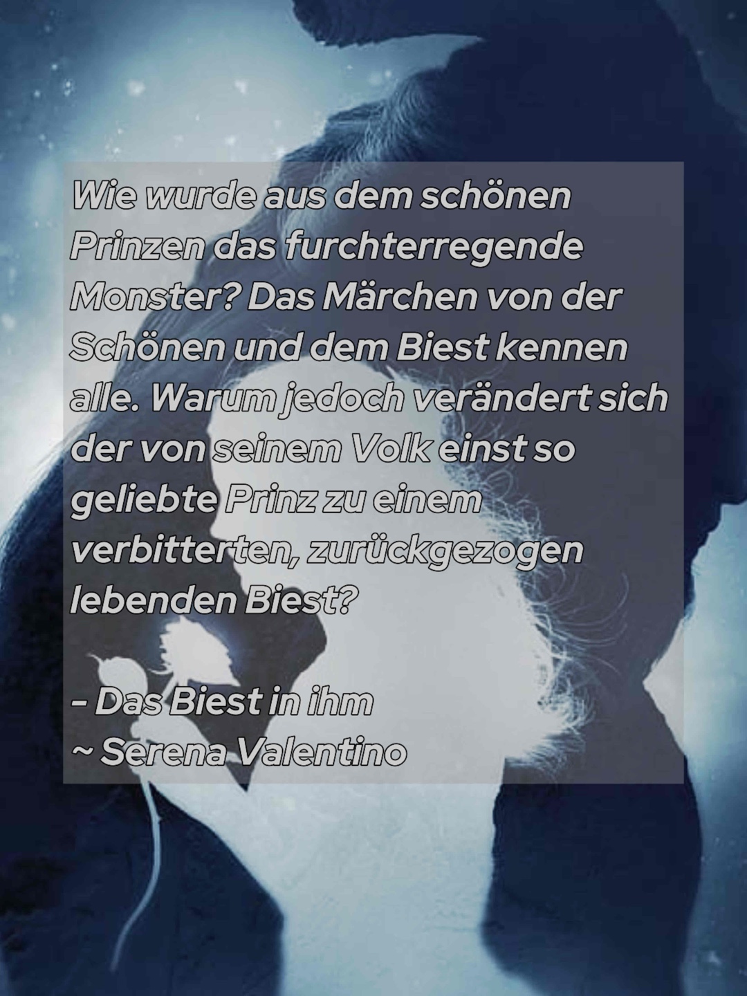 Wie wurde aus dem schönen Prinzen das furchterregende Monster? Das Märchen von der Schönen und dem Biest kennen alle. Warum jedoch verändert sich der von seinem Volk einst so geliebte Prinz zu einem verbitterten, zurückgezogen lebenden Biest?