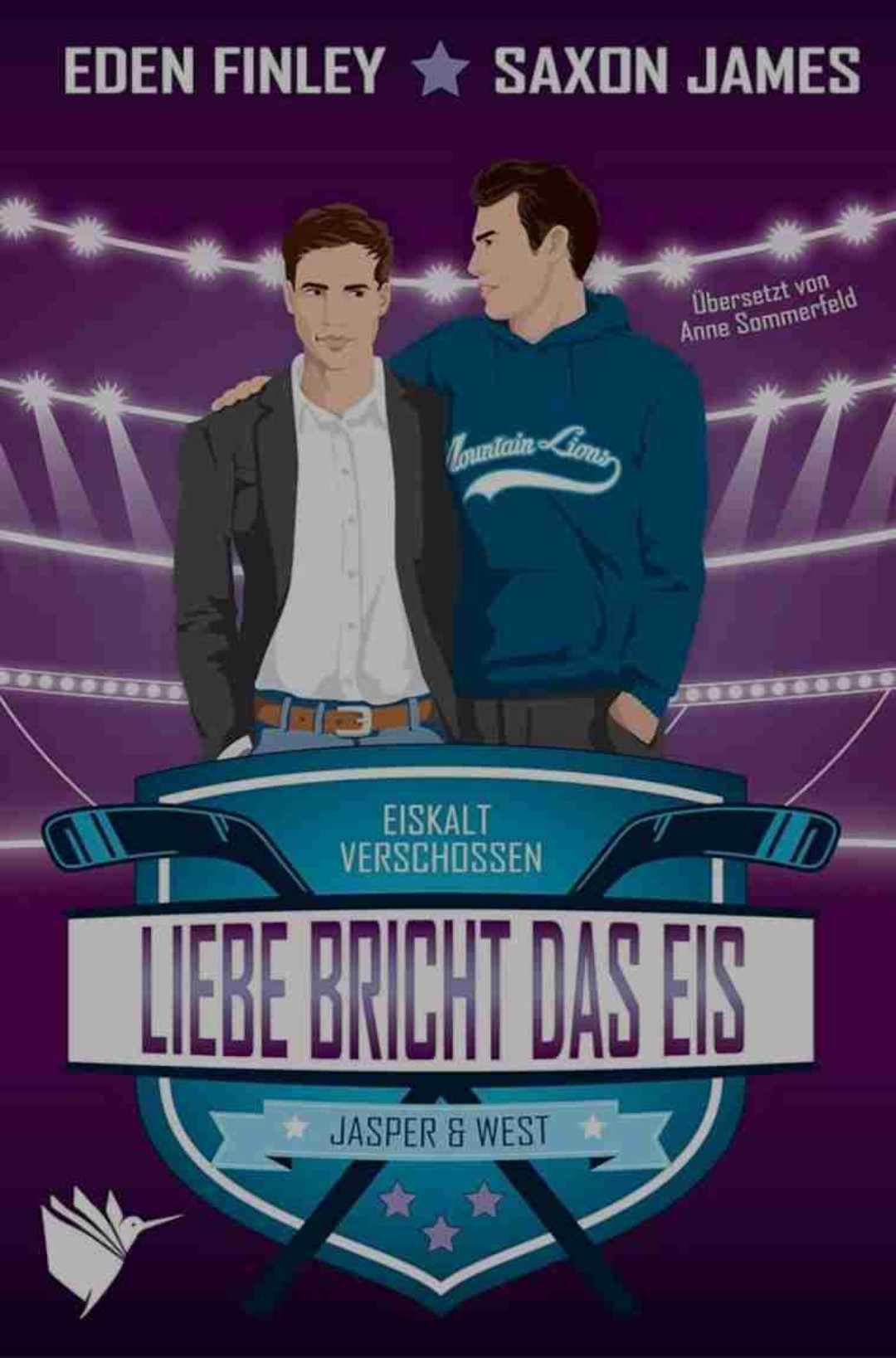 Band 5:
Ein Assistenttrainer eines Eishockey-Collegeteams.
Ein Mathematikprofessor.
Vorurteile. Überforderung. Lustige Szenen, 🌶 Szenen, interessante Szenen.

West hat nach dem Tod seiner Eltern seine Karriere als Profispieler eines Eishockeyteams und seine draufgängerischen Eskapaden an den Nagel gehängt, um für seine fünf jüngeren Geschwister gemeinsam mit seinem volljährigen jüngeren Bruder zu sorgen. Nachdem Letzterer mit dessen Mathematikprofessor "Dreckstein" (seine Worte, nicht meine) aneinander gerät, entschließt sich West mit diesem zu sprechen. Da er allerdings zu temperamentvoll auftritt und Jasper Eckstein Sportler hasst, kommen die beiden nicht weiter.
Der Coach löst die Not von Wests Familie auf und Jas fängt an über seine Vorurteile hinweg zu sehen.
So steht den beiden kaum noch etwas im Weg sich anzunähern.... oder?