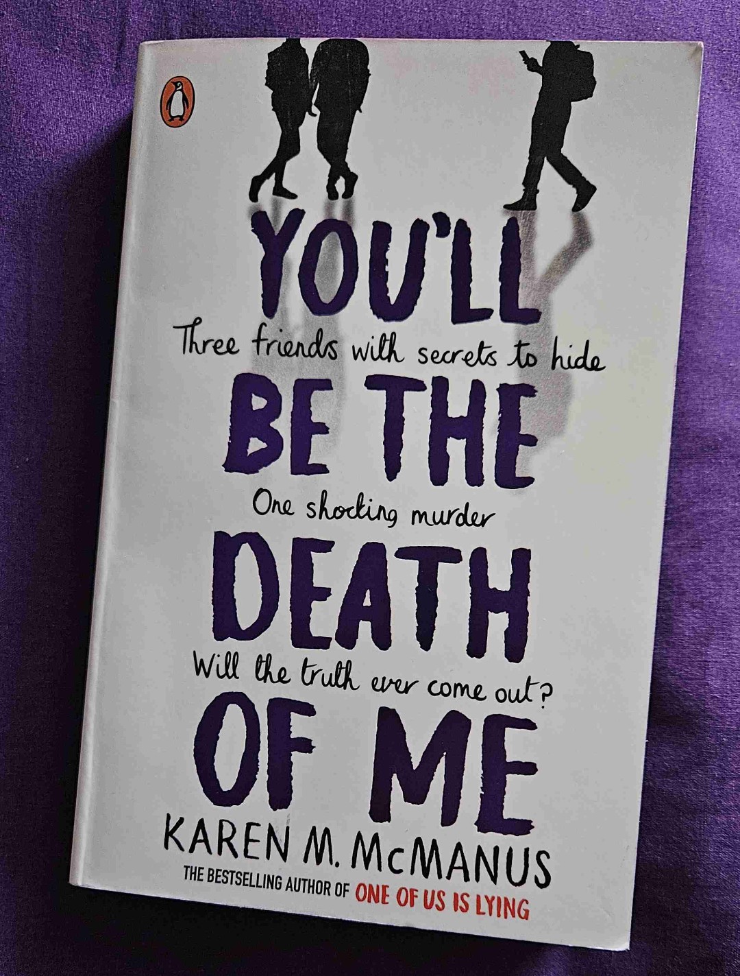 McManus follows three former friends who skip school, witness a crime, and get caught up in a web of secrets and danger.