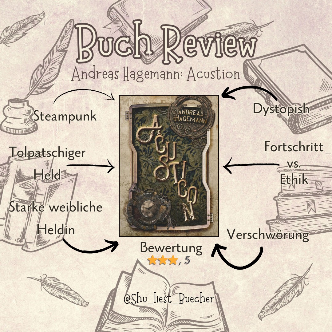 Seit langem mein erster Steampunk-Roman, der fesselt und überzeugt und trotz Recht bekdriger Sternewertung Lust auf mehr macht. Ein schöner Steampunk Abenteuerroman