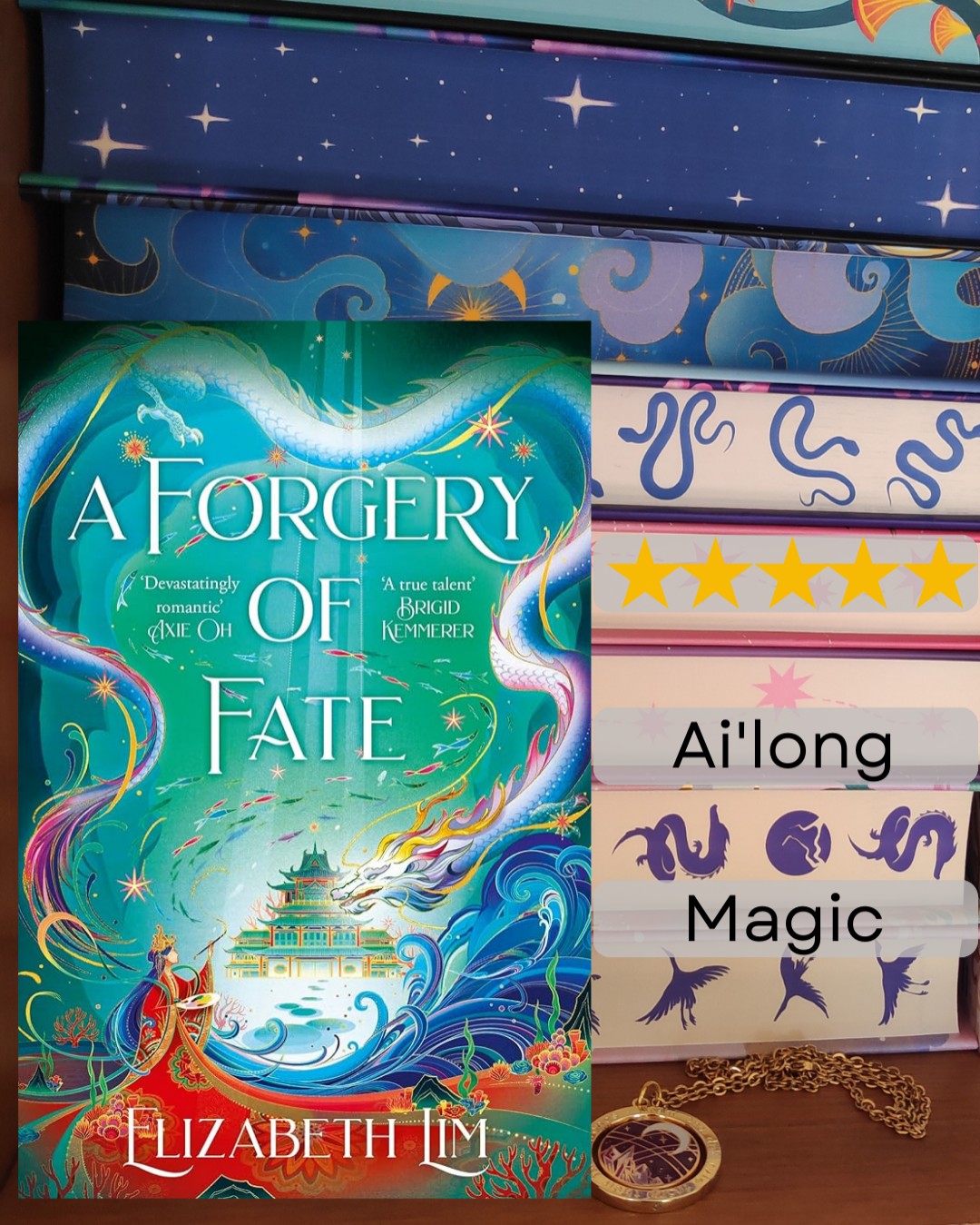I'm always yearning to return to Ai'long, and I trust Elizabeth Lim to enchant me once more.
This story is placed in the same world as the Six Crimson Cranes dilogy, and one of the main characters is the cousin of Seryu, the one from Dragon's Promise.