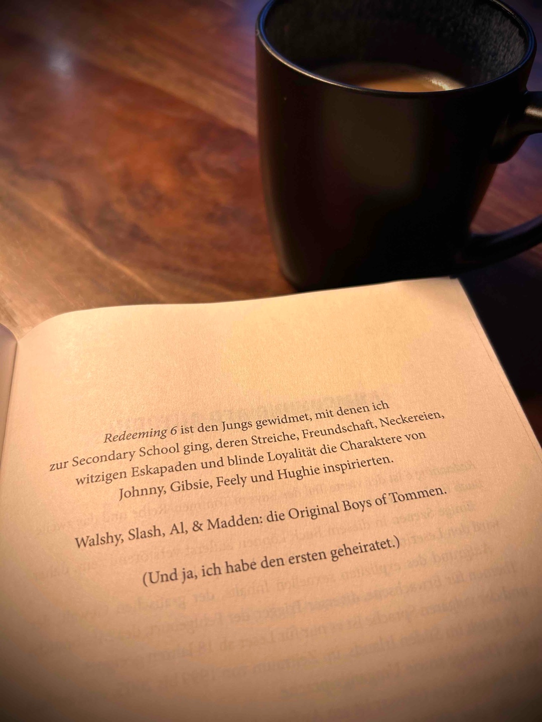 »Ich konnte mich nicht mehr aus dem Loch ziehen, in das ich gefallen war.
Schlimmer noch, ein großer Teil von mir wollte es nicht.«