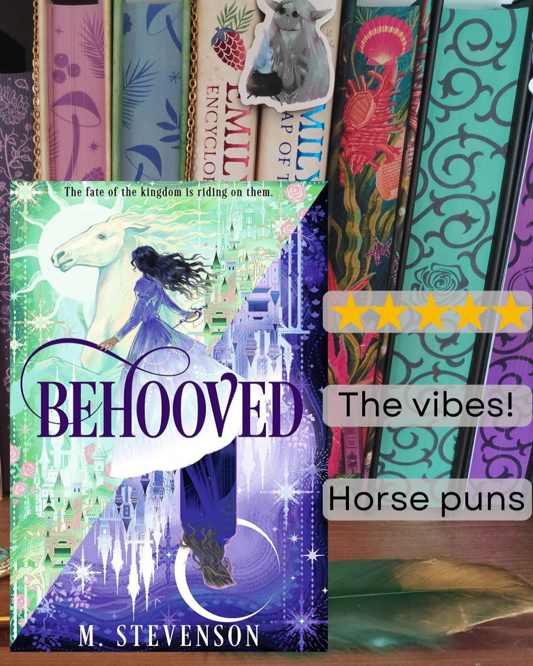 Is this book perfect? - No.
Is this book cozy fantasy? - Depends on your feel for cozy.
Is this book truly unique and highly entertaining? - Hell yeah!
Is this book galloping away with horse puns? - You betcha!
