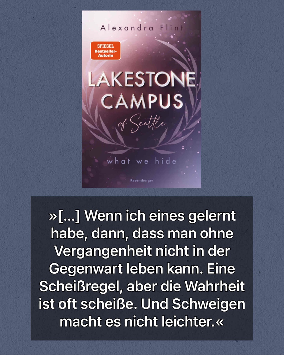 Toller Abschluss. Endlich bekam Lucie ihre Geschichte 🥰