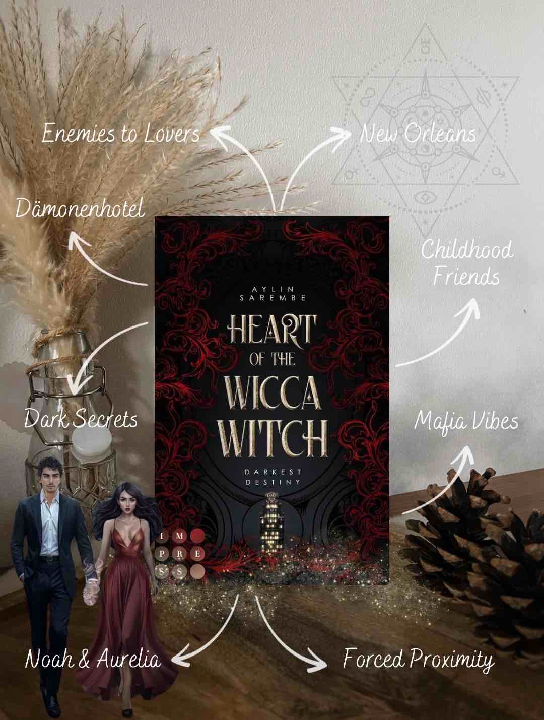 Heart of the Wicca Witch ist ein düsterer, mitreißender Einstieg in eine Welt voller Wicca-Magie und Dämonen. Fans von intensiven Entwicklungen, fiesem Cliffhanger, düsterer Romantik und mystischen Geheimnissen werden hier auf ihre Kosten kommen! 🌑🖤✨