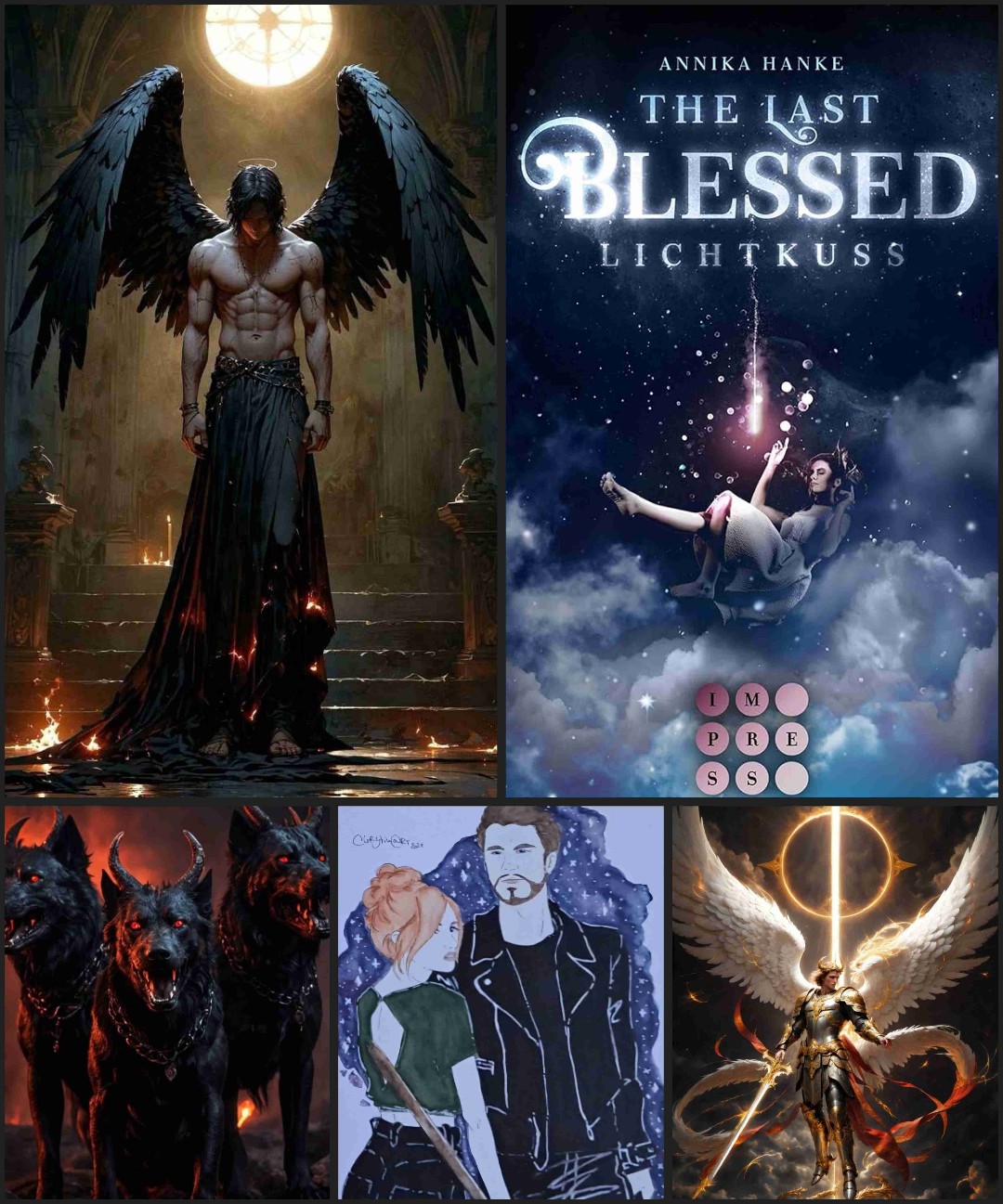 The Last Blessed - Lichtkuss (Romantische Urban Fantasy über eine Auserwählte, die einen himmlischen Krieg beenden soll)