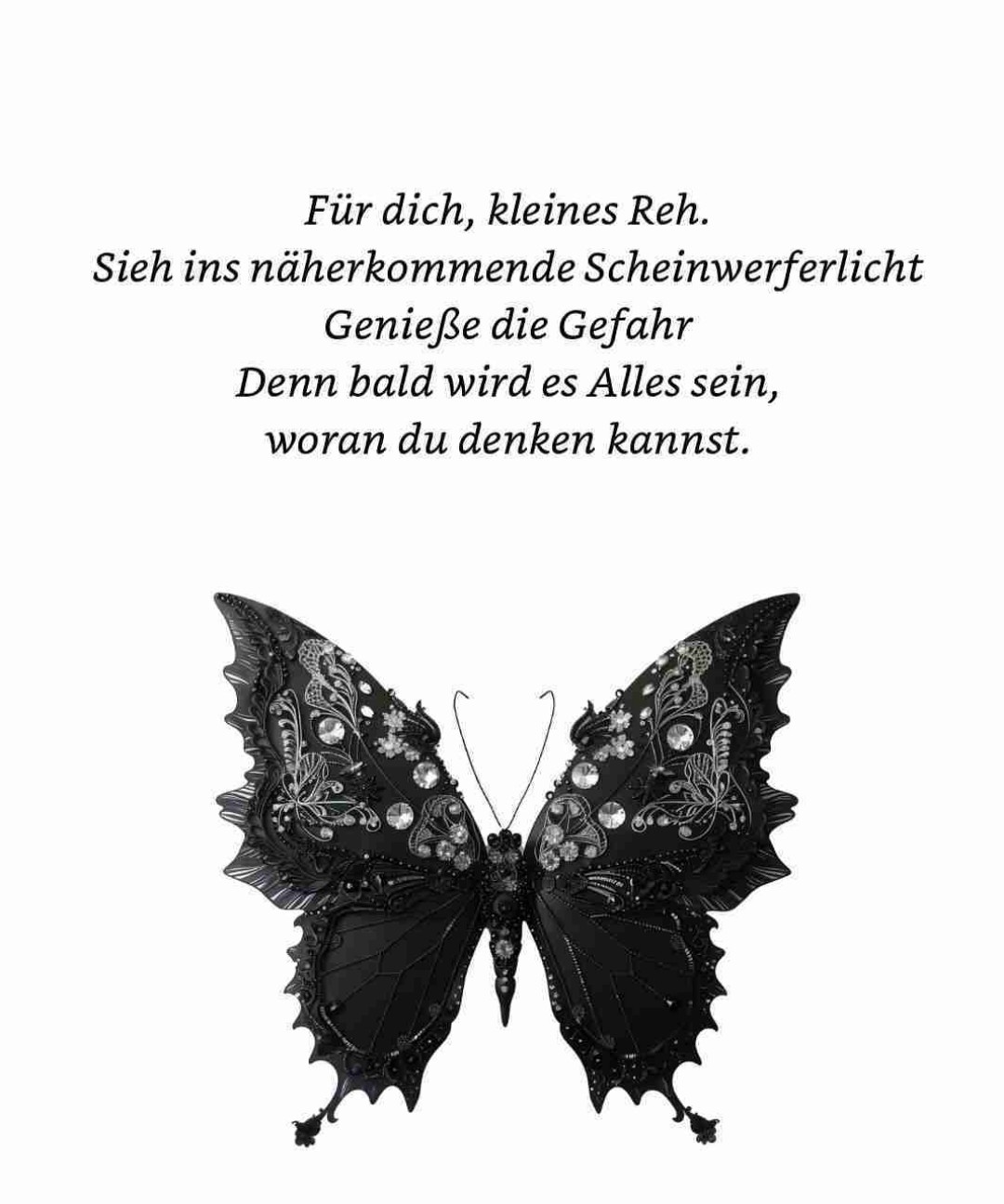»Du wirst zu meiner Königin und ich zu deinem Racheengel. Ich werde den Boden mit dem Blut dieser Wichser tränken, und wenn es das Letzte ist, das ich tue.«