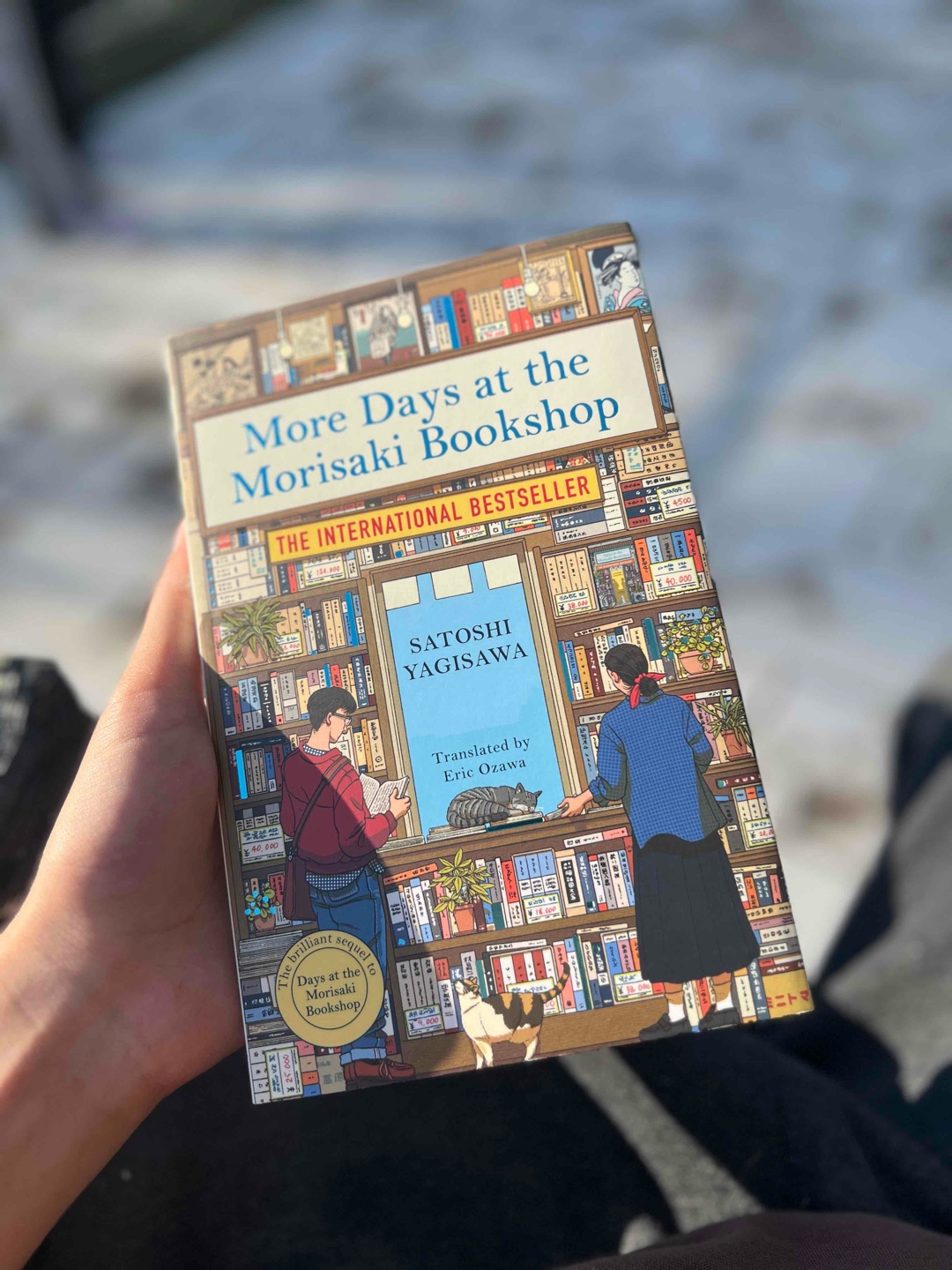 This book is a sequel of „days at the morisaki bookshop“.