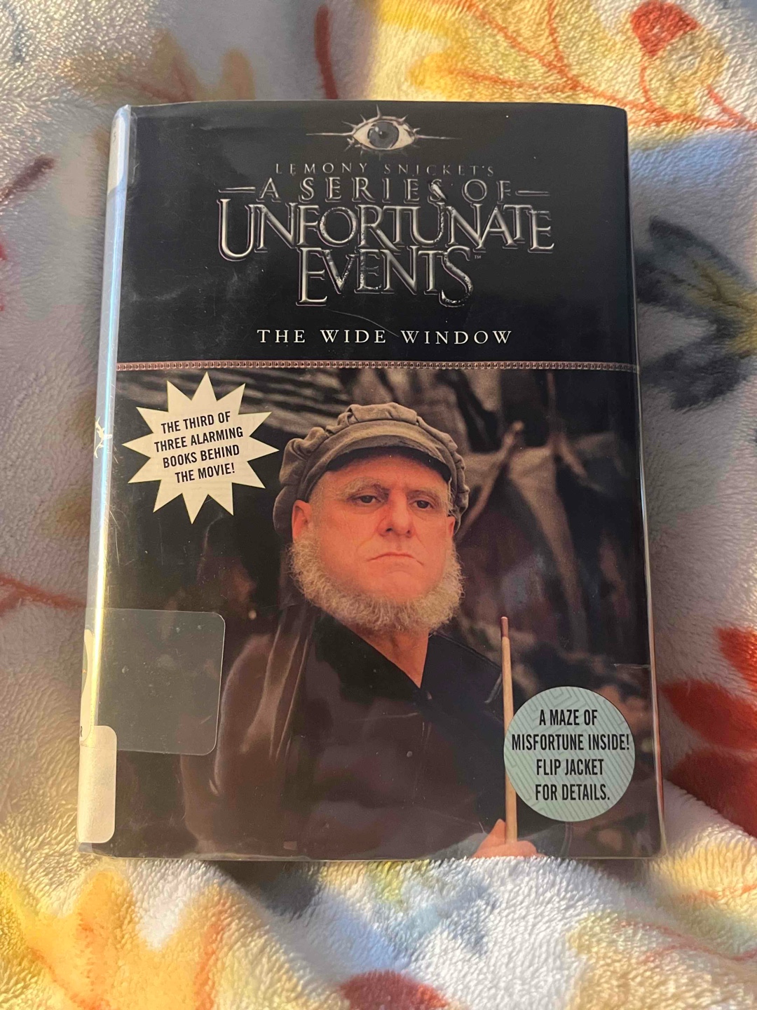 The third part of this 13 book series that tells the story of the Baudelaire siblings. Living with their - scared of everything - Aunt Josephine in a House high up on a hill looking over a giant Lake. A dead husband, a scared Aunt, a Hurricane Herman, a soggy library, a Mysterious Note, a lot of Leeches and a questionable Captain make the Baudelaires childhood into a sad and heartbreaking story.