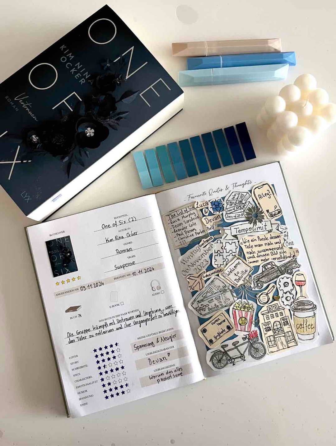 Rezension zu „One of Six - Vertrauen" von Kim Nina Ocker