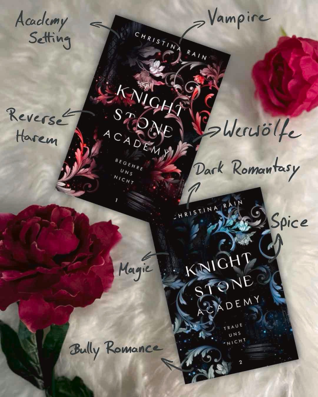 ✨ Rezension – Knightstone Academy Band 1 & 2 - Christina Rain ✨
⭐️⭐️⭐️⭐️⭐️ (5/5)

