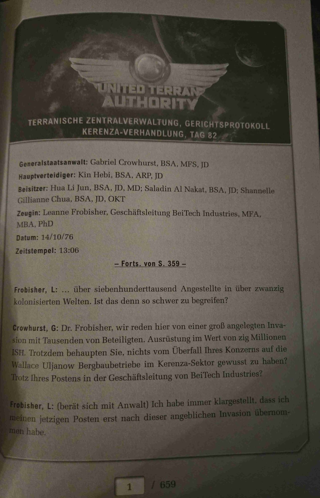 Geniale Fortsetzung von Jay Kristoffs und Amie Kaufmanns außergewöhnlicher und süchtig machender SciFi-Reihe
