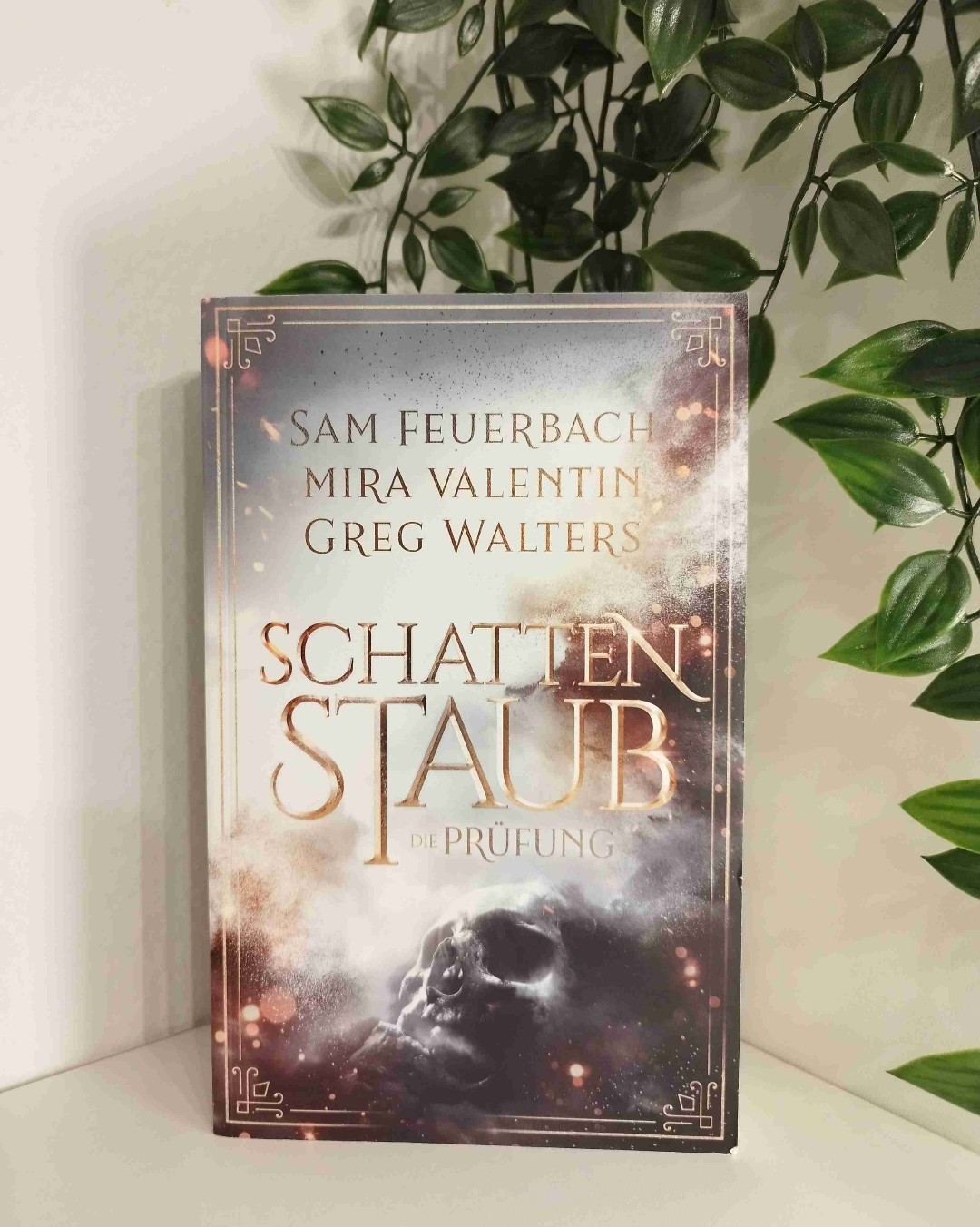Ein gelungener Auftakt der Schattenstaub-Reihe! Die Geschichte, die Sam Feuerbach, Mira Valentin und Greg Walters hier erschaffen haben, ist sehr stimmig. Ich konnte mir die düstere Atmosphäre und die gefährlichen Prüfungen richtig gut vorstellen.