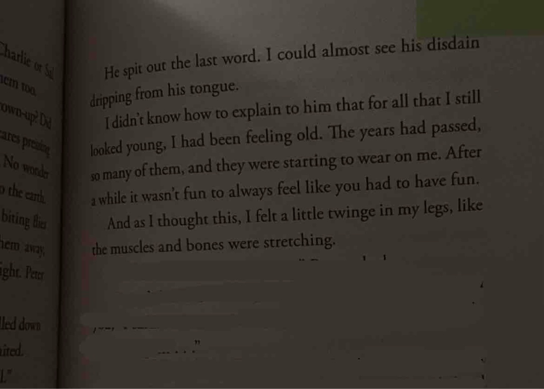 The darker story about peter pan and how his friendship with one of the lost boys driftet apart