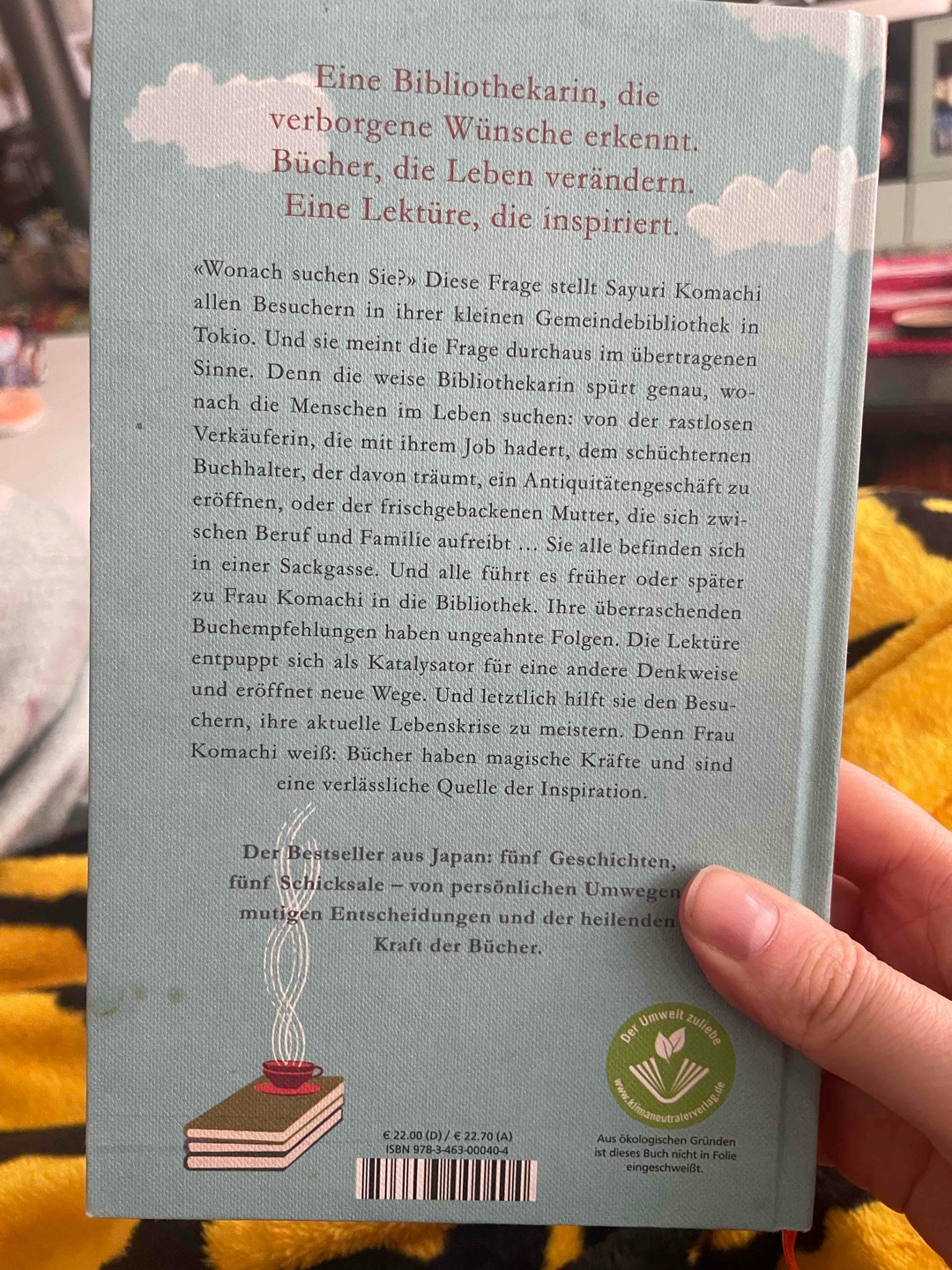 Das war eine so schöne unaufgeregte Geschichte. Toll wie es manchmal nur einen kleinen Stubs braucht , um das eigene Leben zu verbessern. Und natürlich die Macht von Büchern.