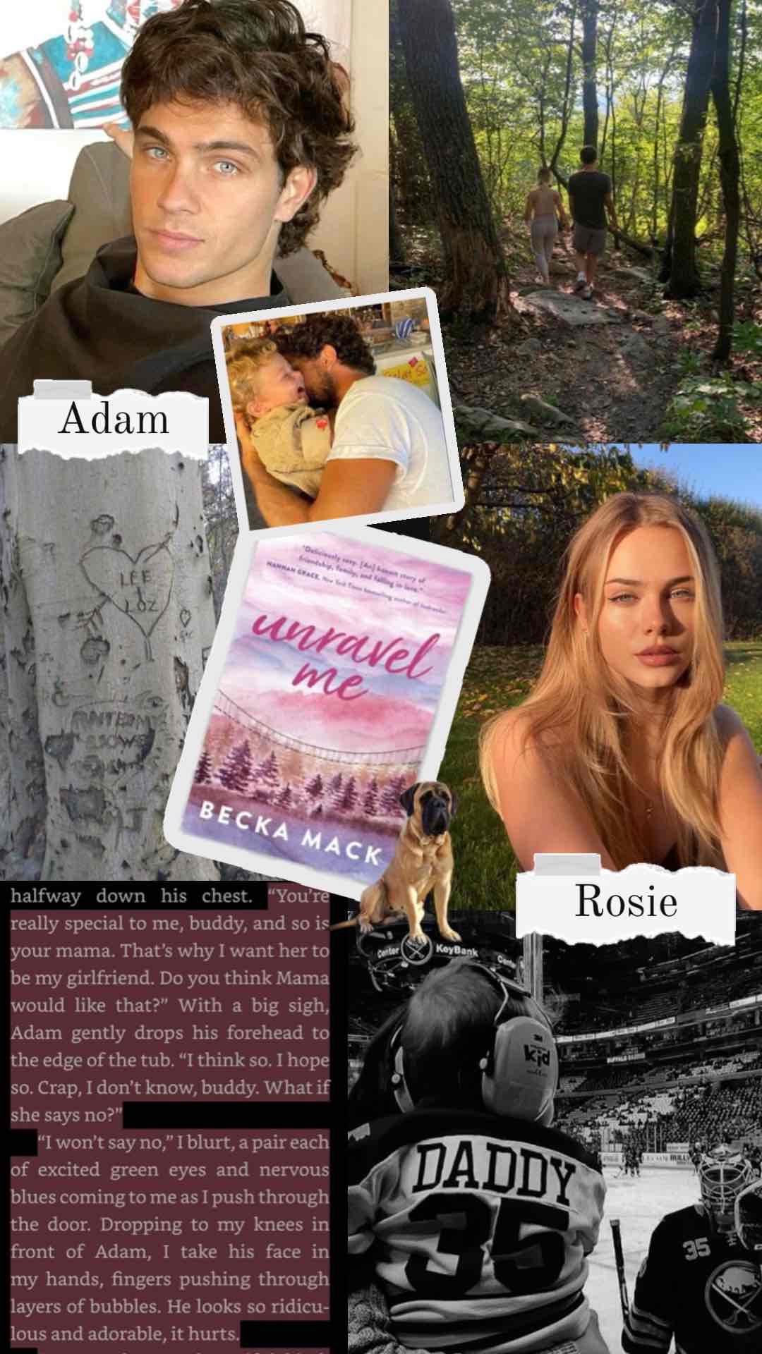 Unravel me - Becka Mack
~strangers to more than friends to lovers , Hockey romance, Single mum x hurt Adam
