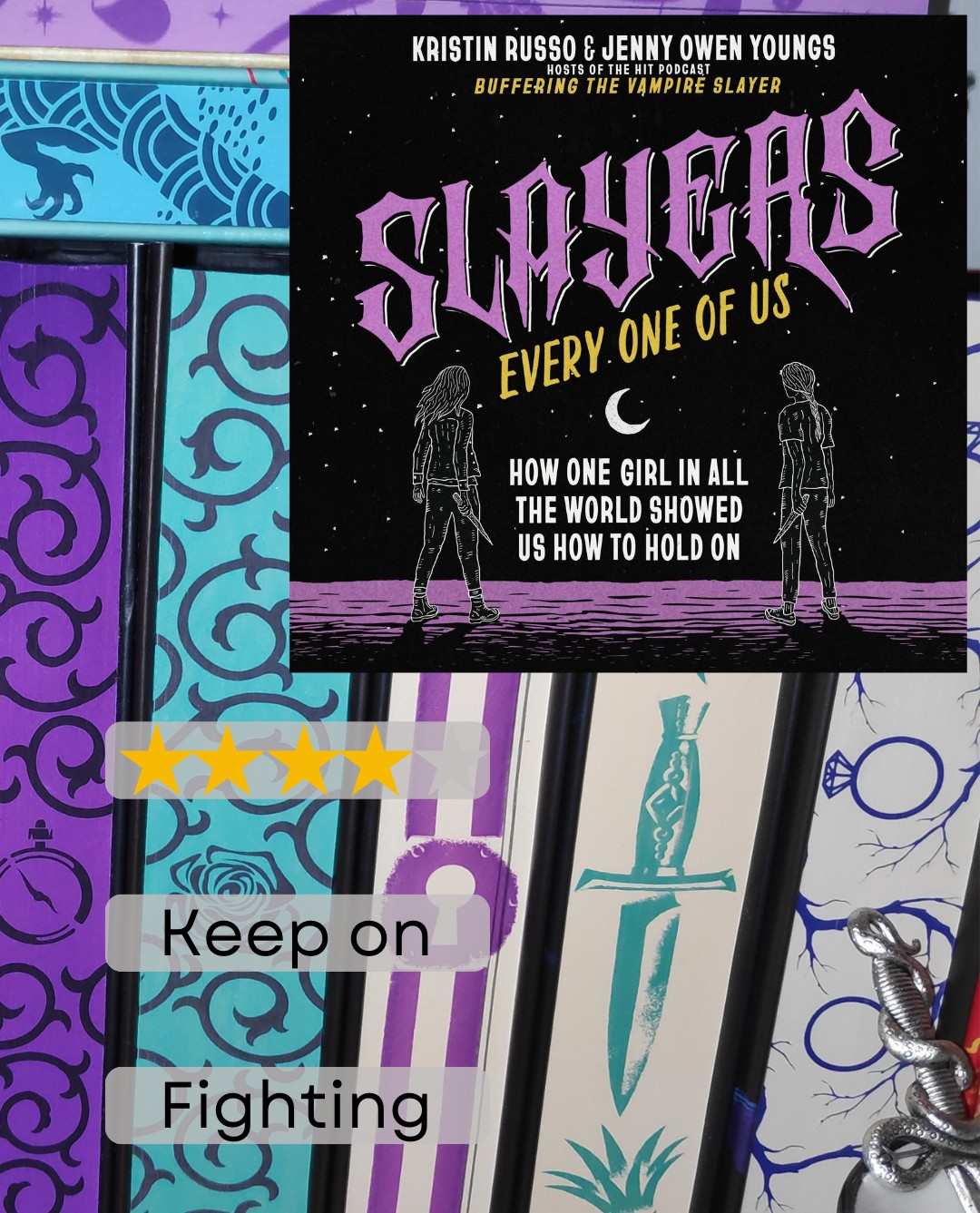 I have watched Buffy since the last century. And I have listened to the Buffering Podcast since the beginning. While I was not an active part of the community that Kristin and Jenny "accidentally" created, it still took me through good and bad times.
And Buffy, let's be honest, is a show I will never stop watching.