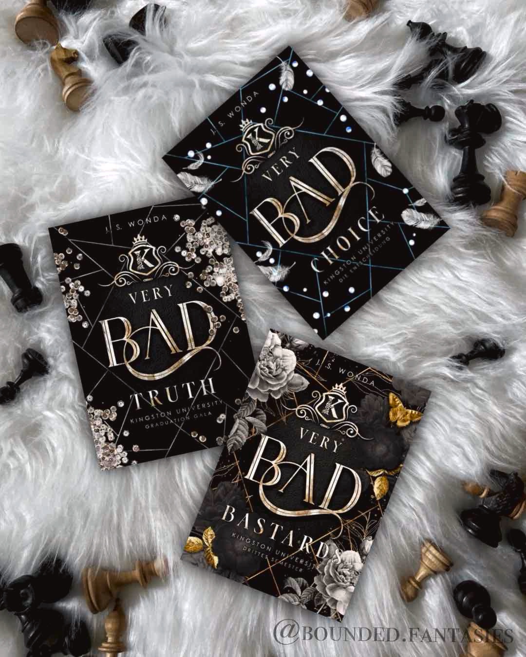 📖✨ Rezension
Very Bad Choice | Very Bad Truth | Very Bad Bastards – J.S. Wonda ✨📖
