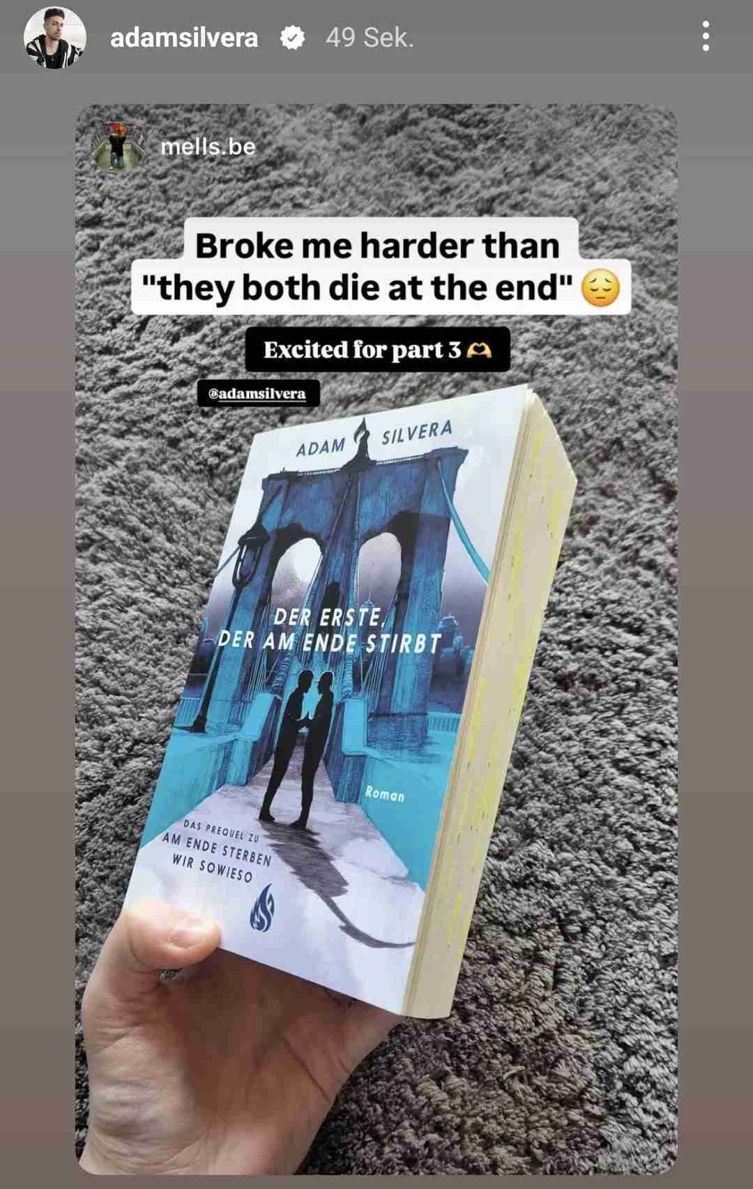 Das erste Buch bei dem ich angefangen habe zu weinen. 🫠