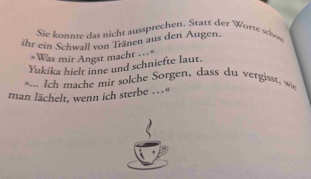 Wieder ein tolles, atmosphärisches Buch von Toshikazu Kawaguchi! Regt zum Nachdenken und zum Träumen an.