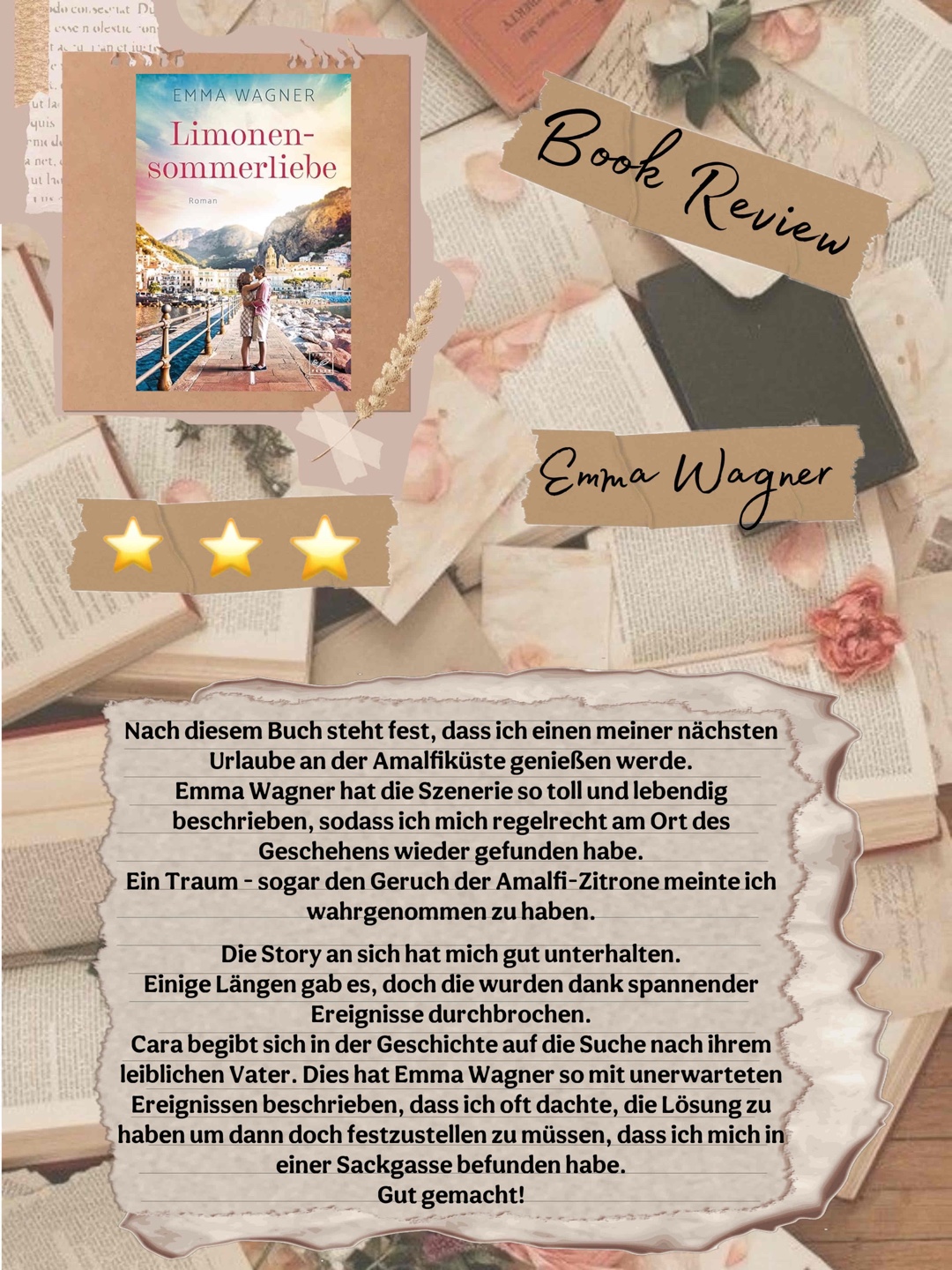 Toller Unterhaltungsroman mit traumhaft schönen Setting!