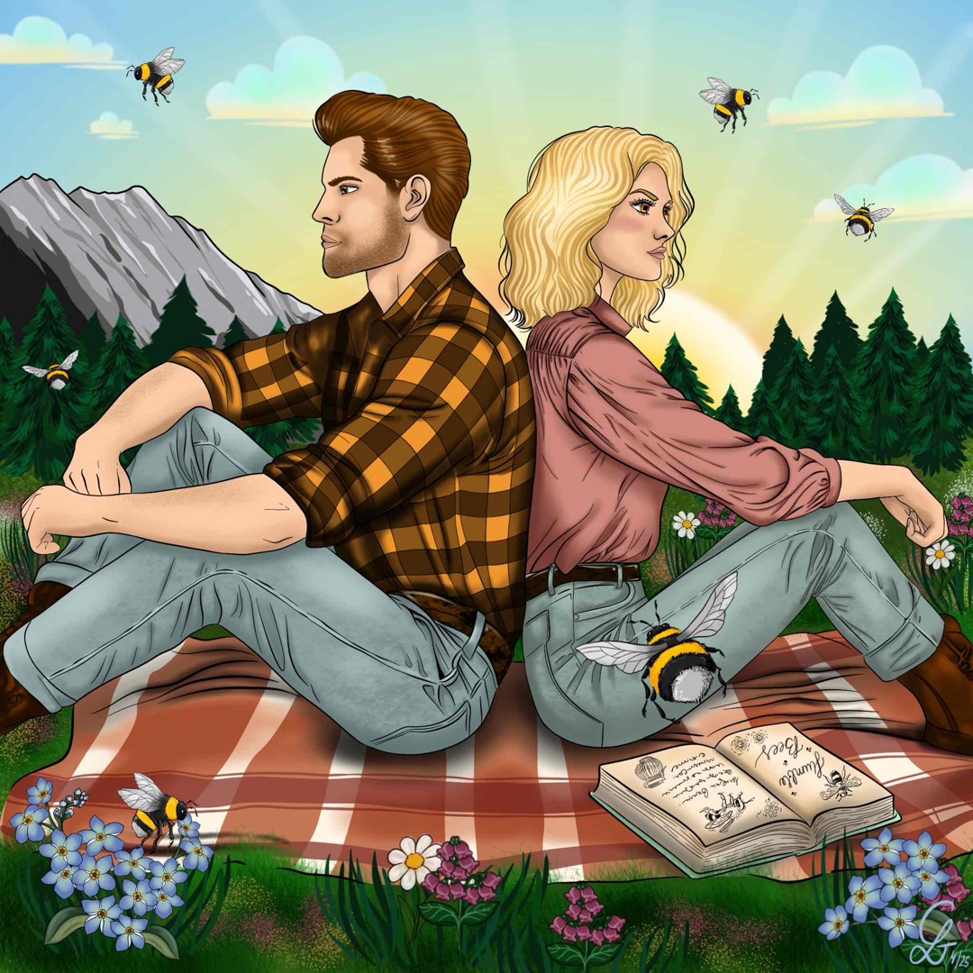 „Ja manchmal ist es schwer, ein Herz zu tragen…“ 🐝 🍯
Mein Fanart zu @annakonelli.autorin honigsüßem New-Adult Roman „Bee my Humble Love“ 💛