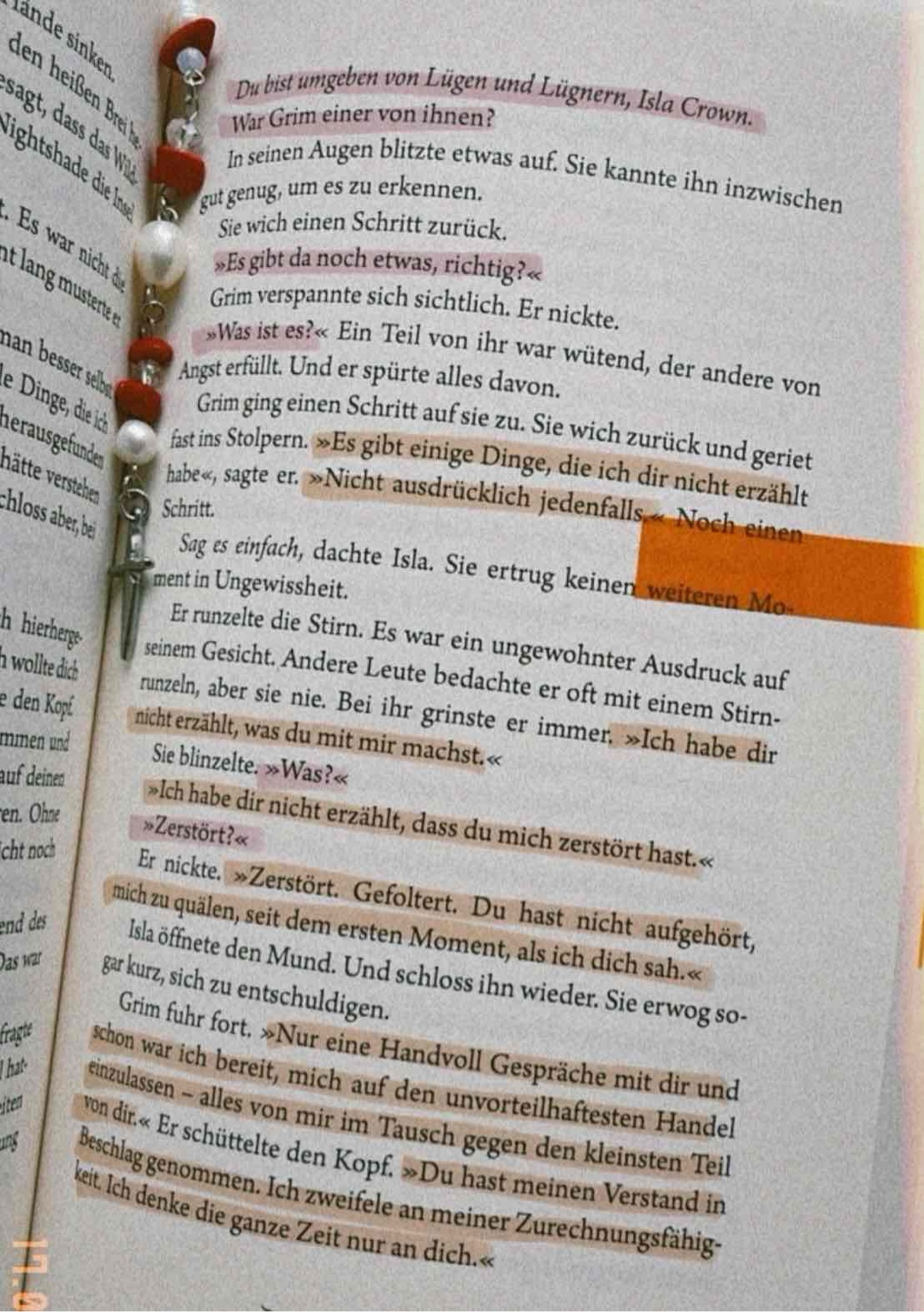 "Wenn du einmal etwas wirklich
Wunderschönes gesehen hast, wirkt alles andere plötzlich schmerzhaft gewöhnlich."🫀