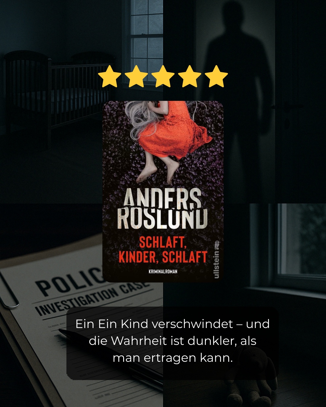 „Es gibt Thriller, die spannend sind – und es gibt Thriller, die nachwirken. Schlaft, Kinder, schlaft ist beides.“