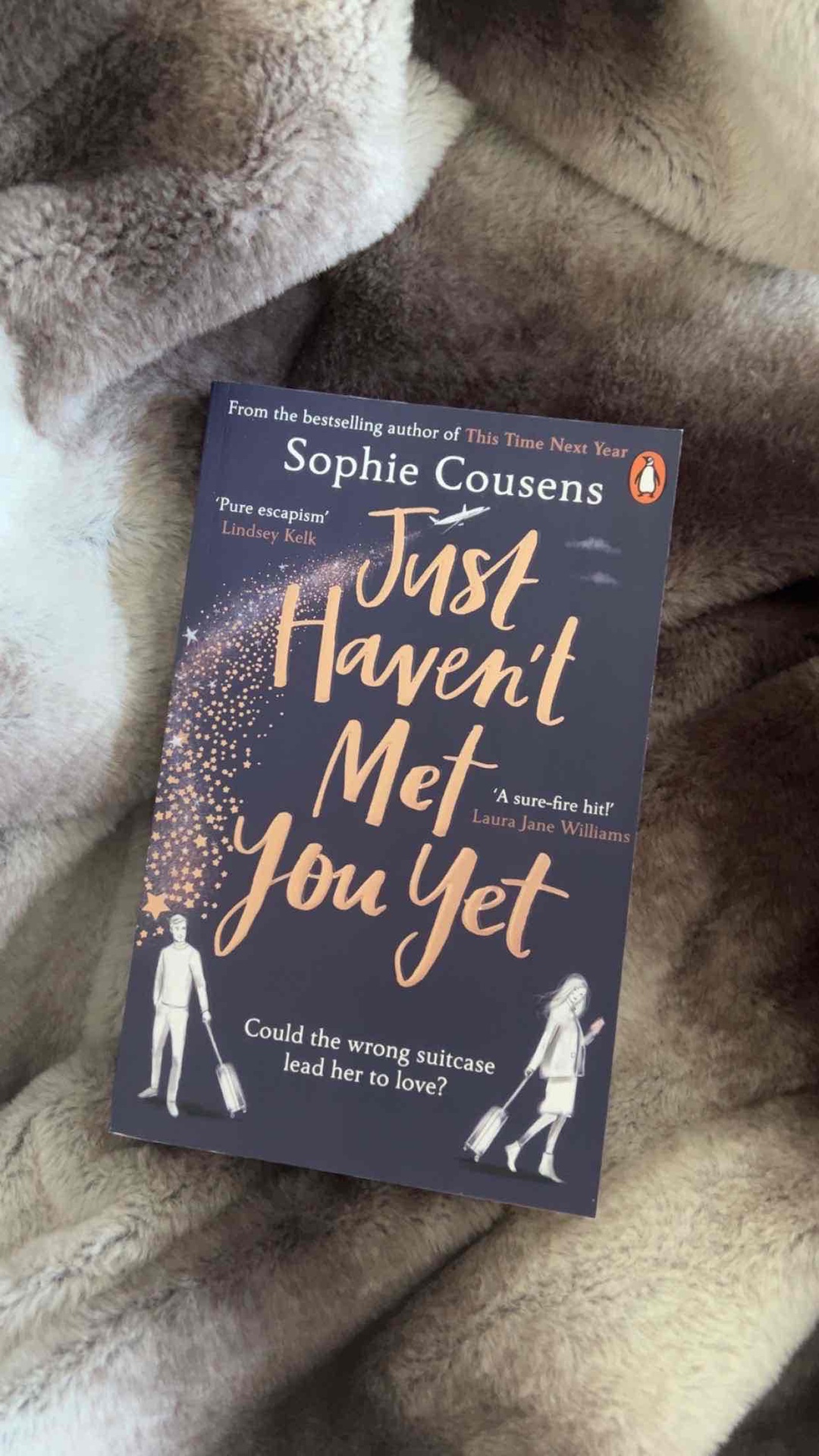 After accidentally dumping everything in her bag in front of the most attractive man she's ever seen, she arrives at her hotel only to realize she's grabbed the wrong suitcase at the airport. Her only consolation? The contents of the case were very appealing.The owner of this suitcase is Lauras dream man-she's sure of it. Now, all she has to do is find him. It seems like fate.After all, what are the odds that she'd find The One on the same remote island where her mom and dad had first fallen in love, especially as she sets out to write an article about their epic romance? Surly cab driver Ted seems like her best bet in both tracking down the mystery suitcase owner and retracing her parents footsteps. And if beneath Teds gruffness lies a wit that makes their rides strangely entertaining. She realizes that the love story she's held on a pedestal all her life might not have been that perfect-she'll have to rethink her whole outlook on love to discover what she really wants.