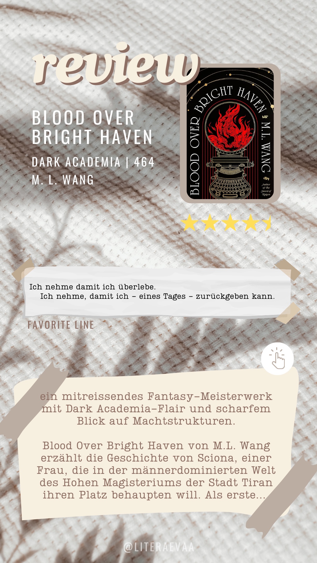 mitreissendes Fantasy-Meisterwerk mit Dark Academia-Flair und scharfem Blick auf Machtstrukturen