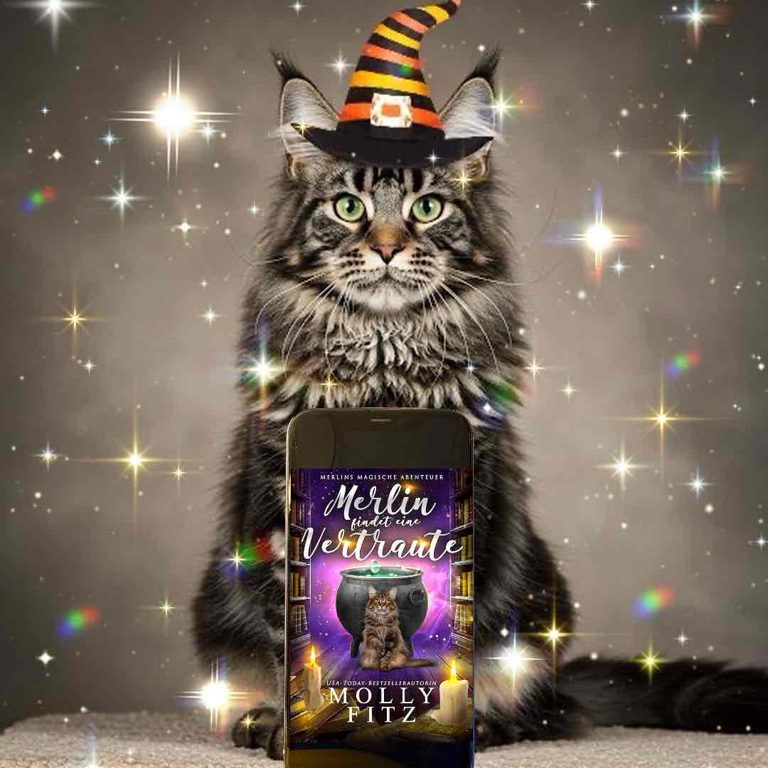 🐈⬛🧪🐈 „Merlins Magische Abenteuer 1 - Merlin findet eine Vertraute“ von Molly Fitz 🐈🧪🐈⬛