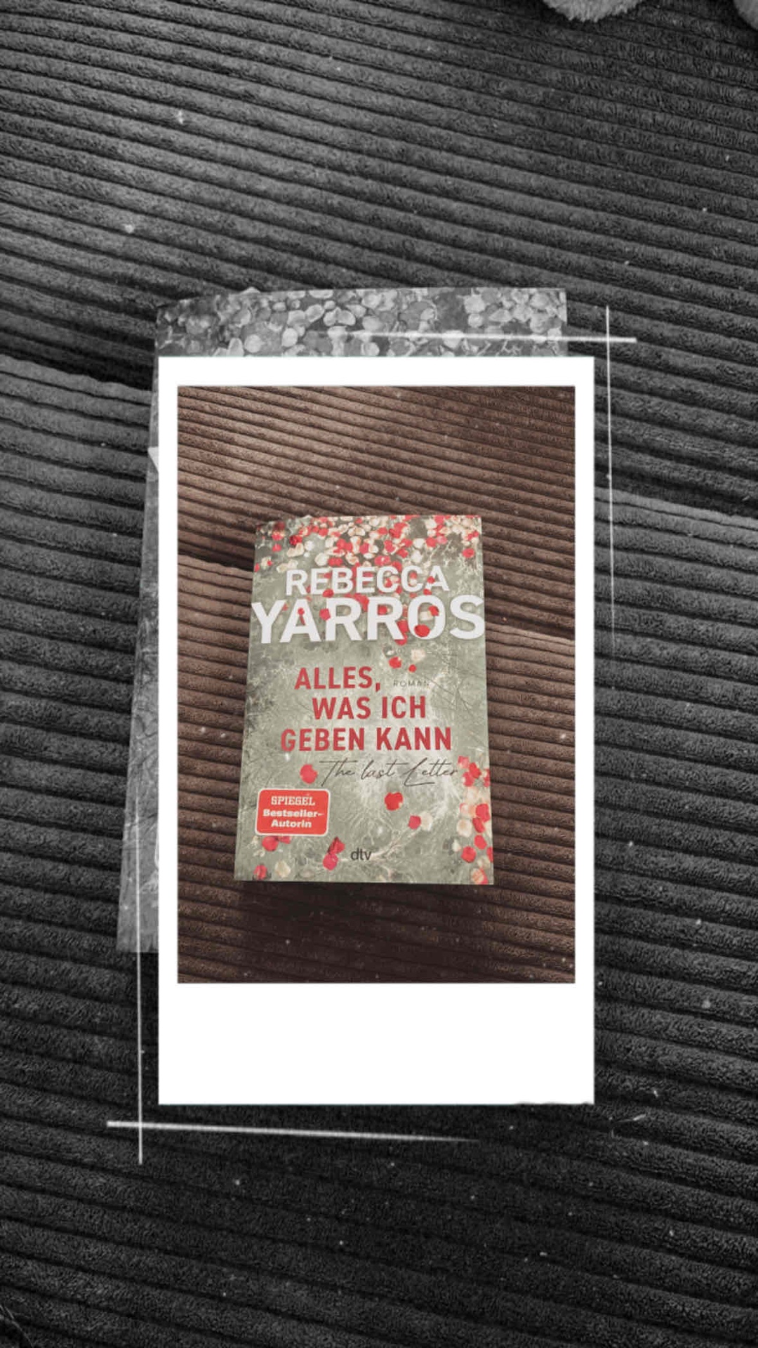 Ich weiß nicht, wann ich das letzte Mal so geweint habe…dieses Buch war so voller Emotionen. 🥺❤️ 