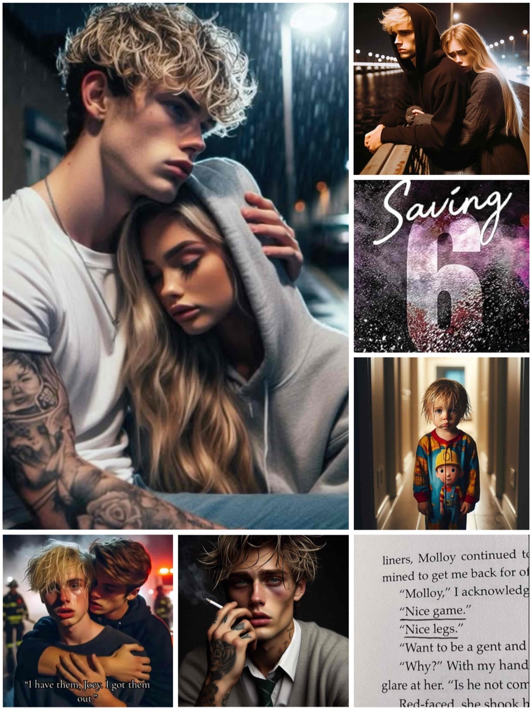 „You saved me, and I hate that I needed saving.“