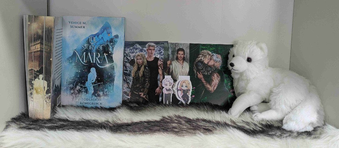 Ich habe das Buch wegen dem Namen gekauft (heiße Mara) und bin wegen der besonderen Welt geblieben!