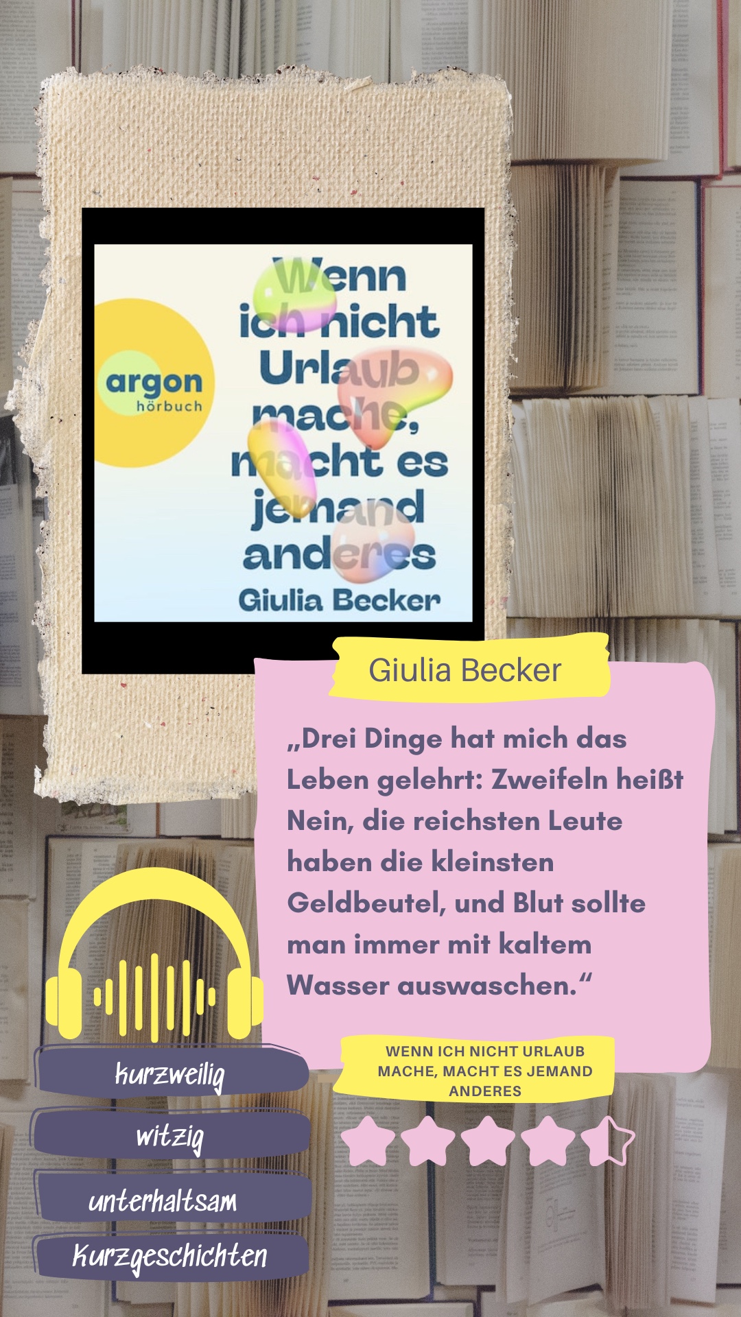 Kurzweilig, unterhaltsam, sehr humorvoll! 