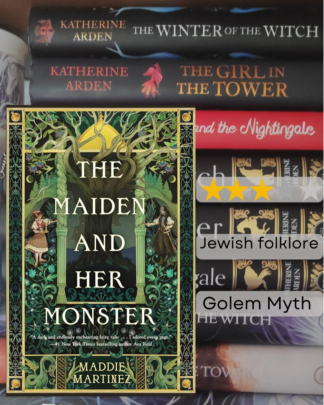 Who actually is the maiden and who is the monster in this tale steeped in Jewish folklore?
A very interesting question to dive into - though I'm not sure the book gives us satisfying answers.