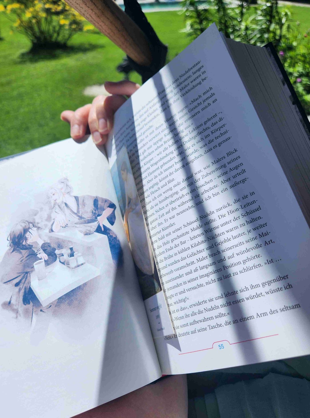 Zwischenstand (Seite 100) Ich bin ganz verzaubert von den unglaublich hübschen Illustrationen! 💕