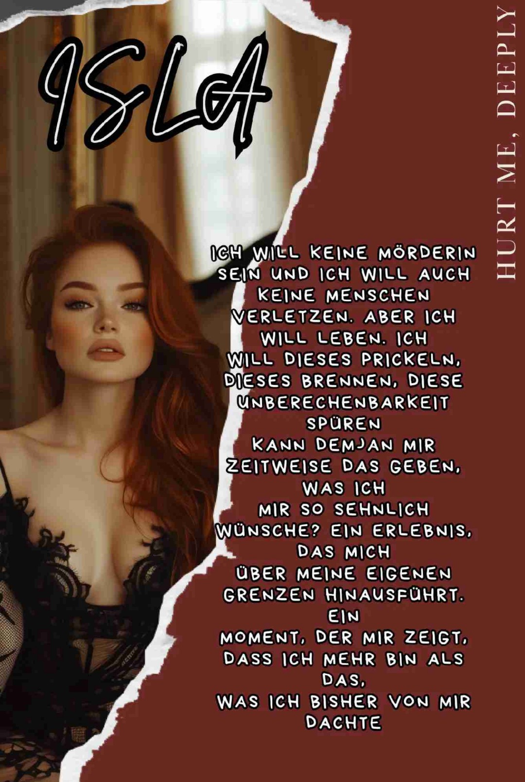 Dark-Romance mit bissigem Humor, starken Emotionen und zwei Charakteren, die man einfach fühlen muss.