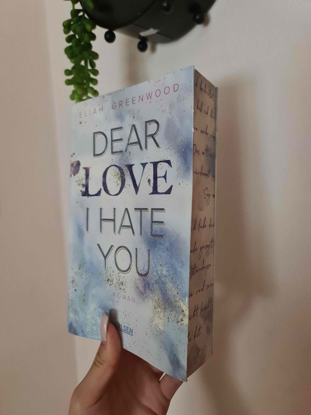 Dear book, I love you 