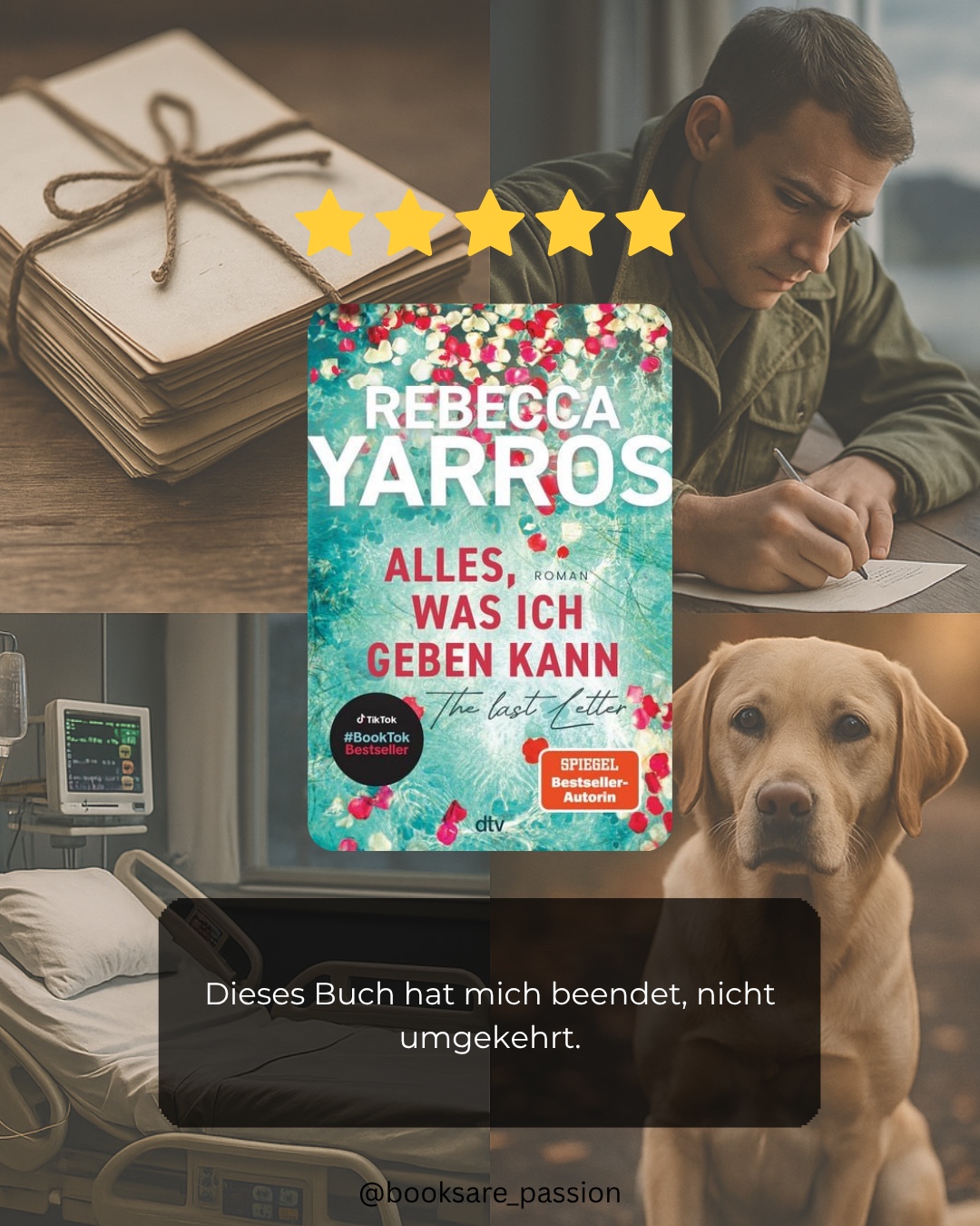 „Bücher lesen macht Spaß“ - sagten sie. 
Keiner hat gesagt, dass es Spaß macht bei einem Buch eigentlich komplett durchzuheulen! 💌