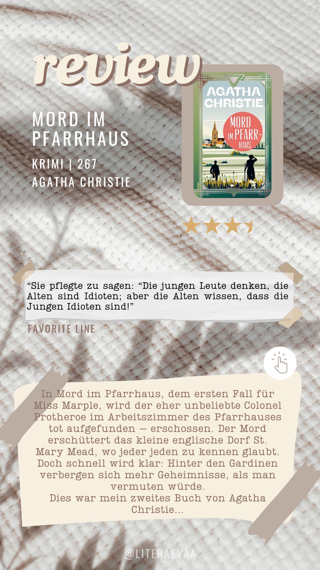 Dorfidylle mit dunklem Kern