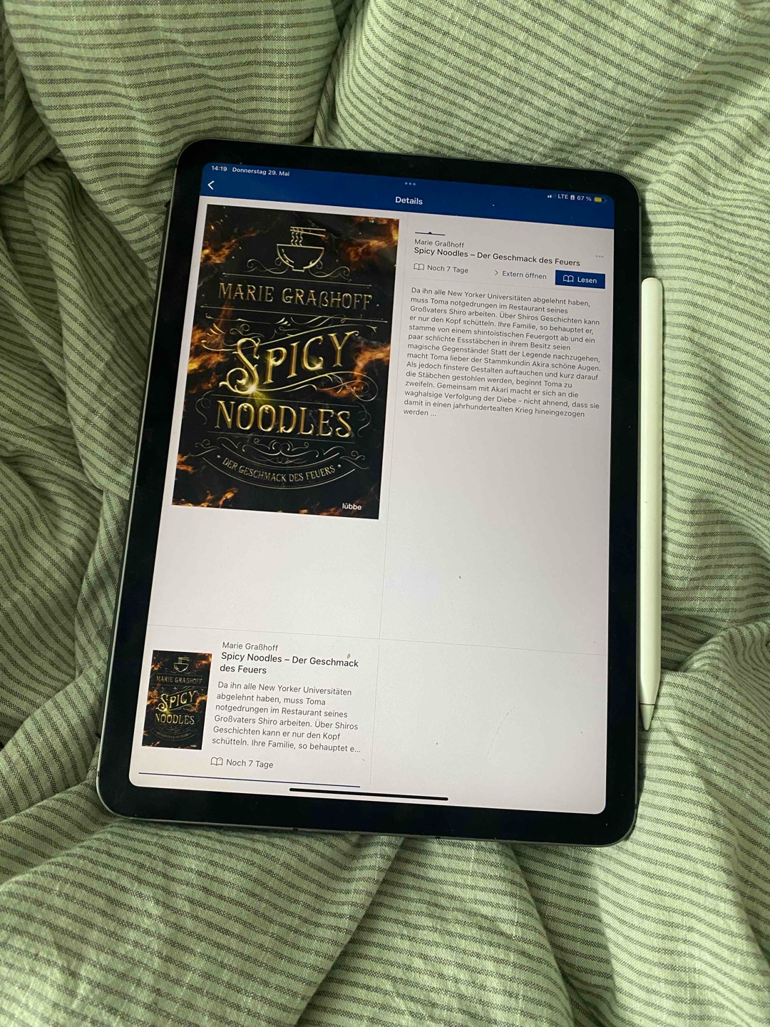 Gutes Buch und ich habe die Onleihe ausprobiert