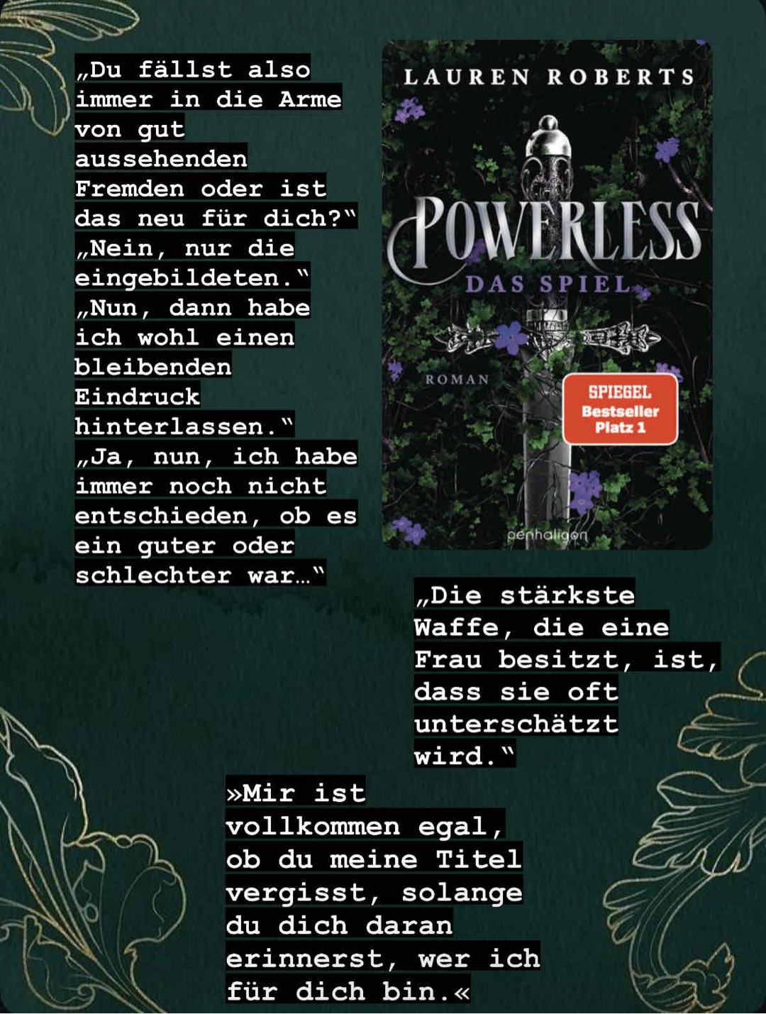 Ein Jäger. Eine Gejagte. Ein tödliches Spiel ⚔️
