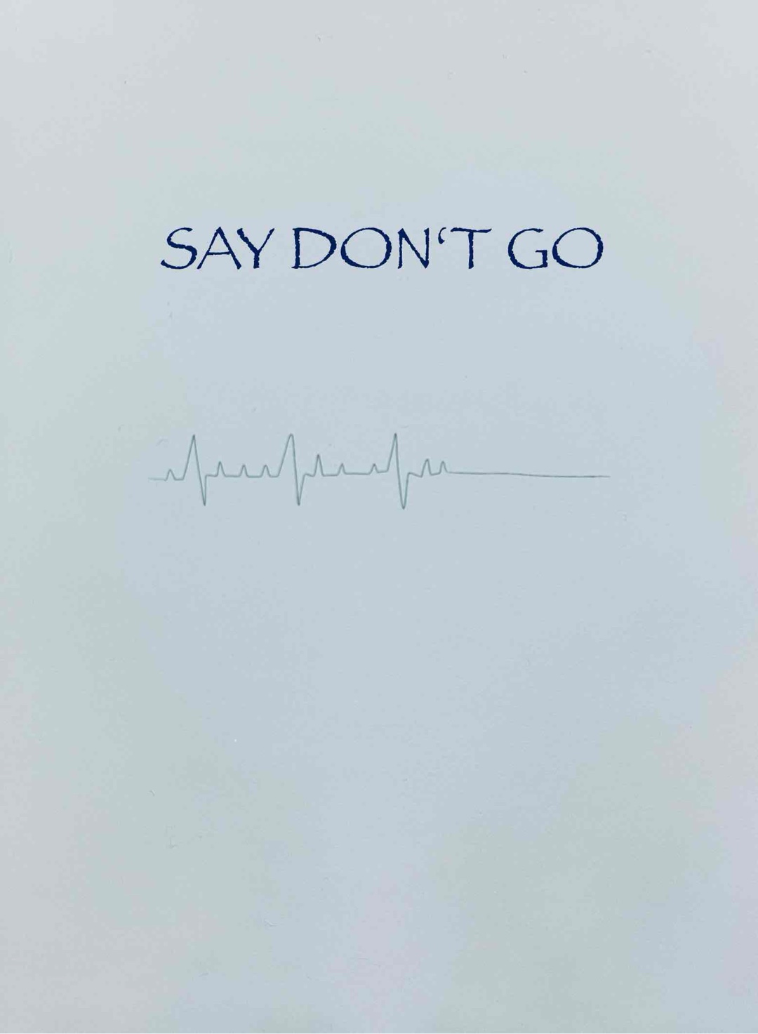 SAY DON‘T GO
