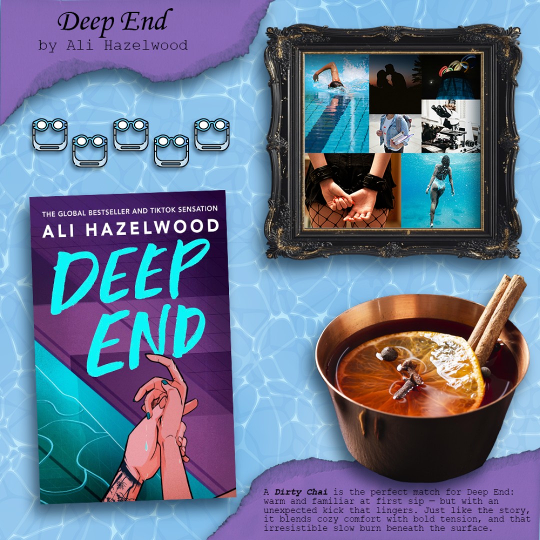 Sharp minds, slow burns and secrets that unravel in the dark. Best served with a Dirty Chai — sweet, spiced, and a little bit dangerous.
Do you also want to go swimming suddenly?