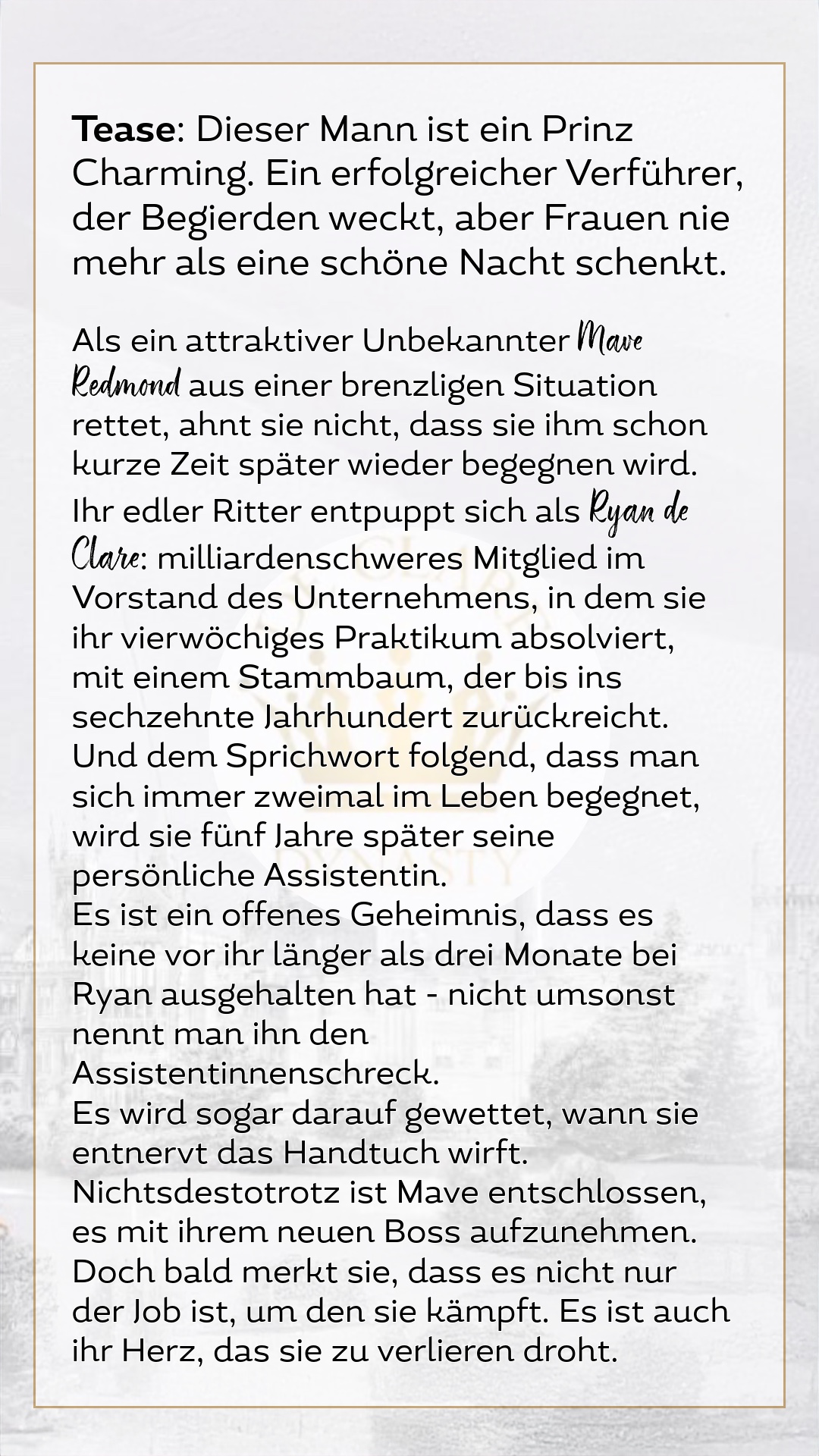 Eine wunderbare Reihe endet