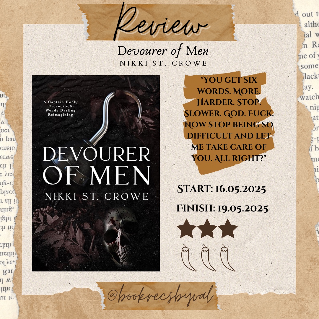 R E V I E W: 🐊 🩸 Devourer of Men – Book 1 of Nikki St. Crowe’s Devourer series 🗡️
(spin-off of The Vicious Lost Boys)