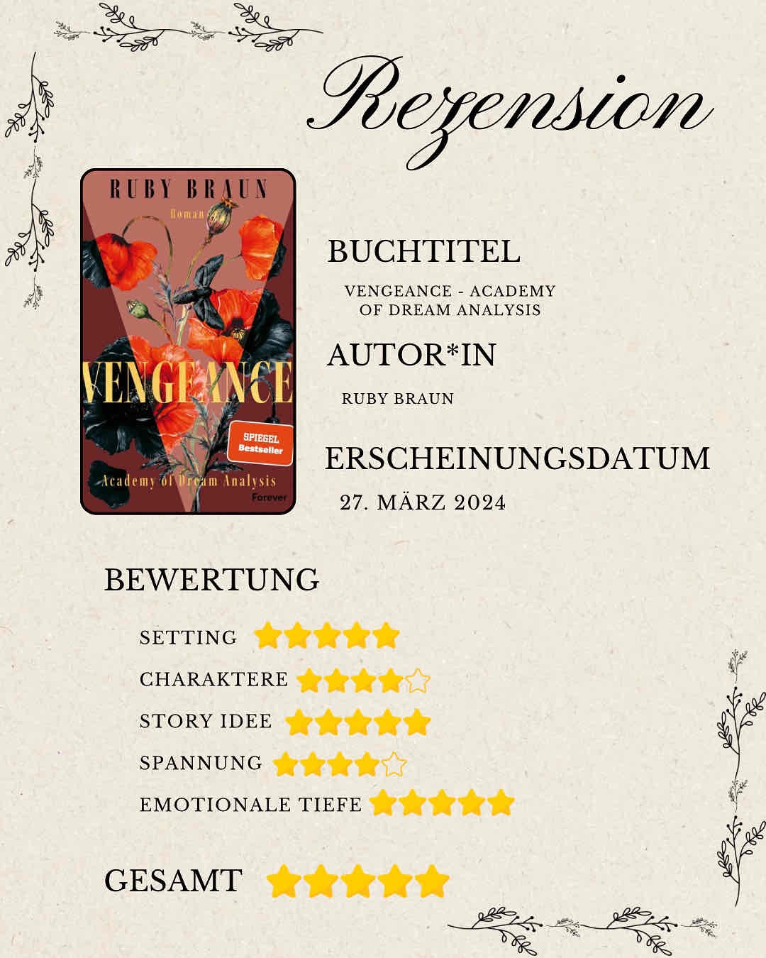 Emotional, geheimnisvoll und einfach besonders