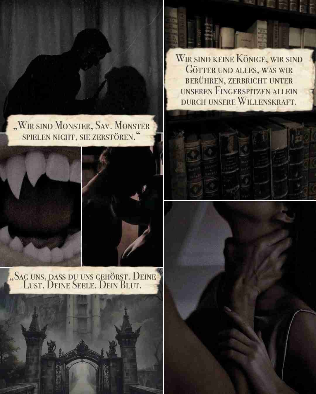 Vampire und Dark Romance...uuuh, Gänsehaut