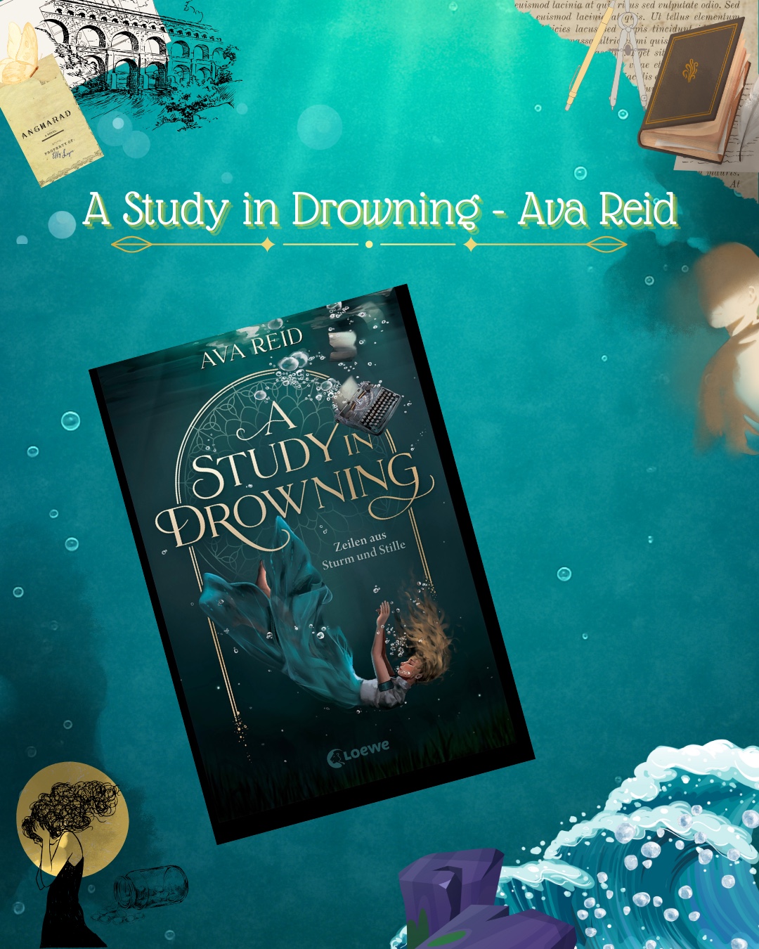 A Study in Drowning" - Ava Reid
Rezension | 1/5
Triggerwarnung: sexuelle Gewalt, psychische Instabilität, Gaslighting